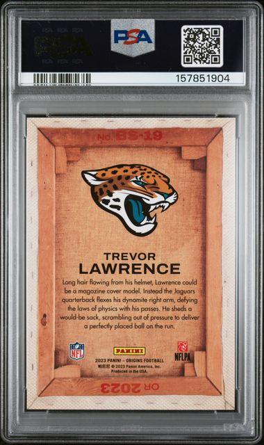 2023 PANINI ORIGINS BLANK SLATE #BS19 TREVOR LAWRENCE PSA 9