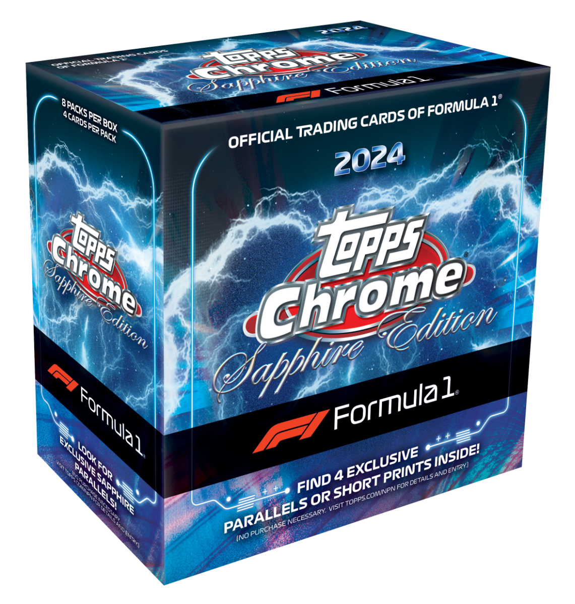 2024 Topps Chrome Formula 1 Racing Sapphire Edition Box