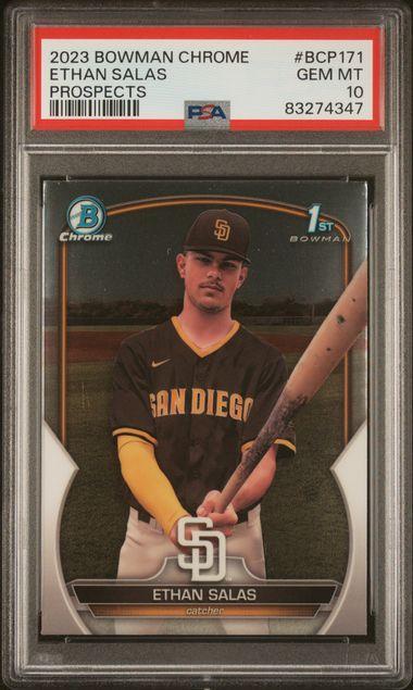 2023 Bowman Chrome Ethan Salas #BCP-171 1st Bowman PSA 10