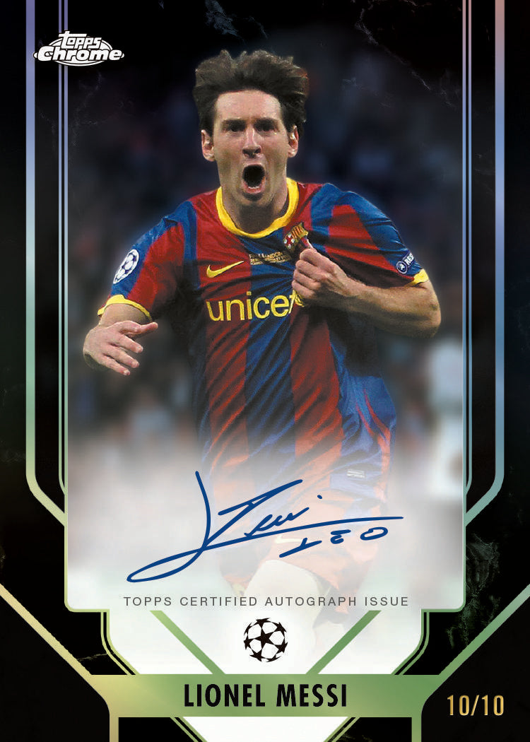 2025/26 Topps UEFA Club Competitions Chrome Soccer Blaster Box