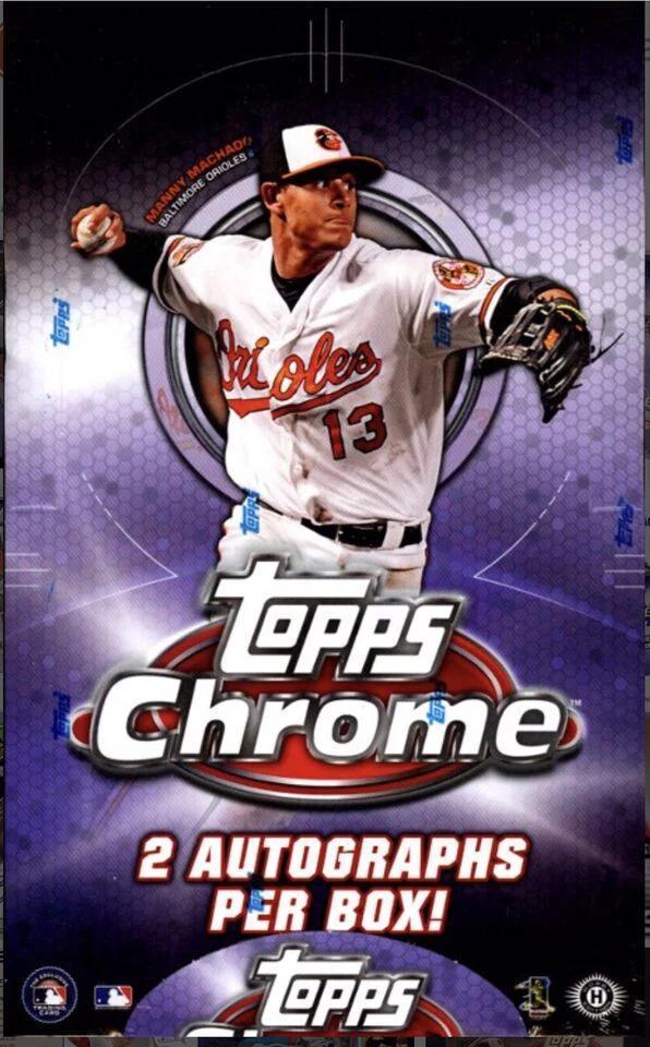 2013 Topps Chrome Baseball Hobby Box