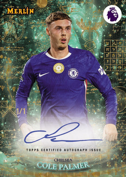 2026 Topps Merlin Premier League Soccer Blaster Box