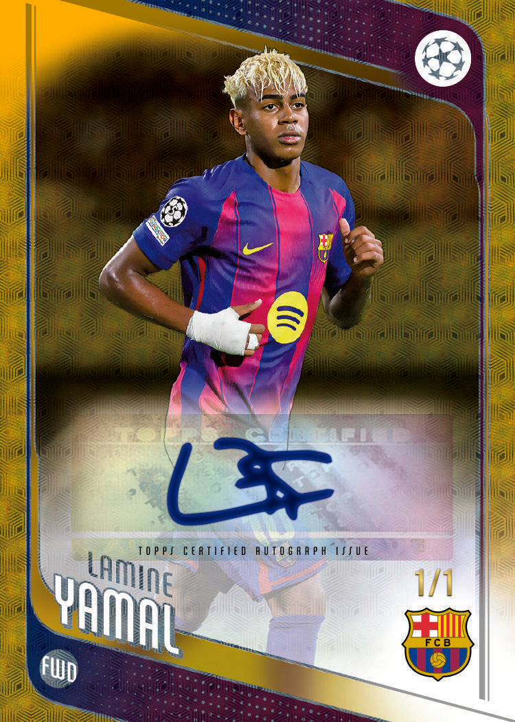 2025-26 Topps UEFA Club Competitions Soccer Hanger Box