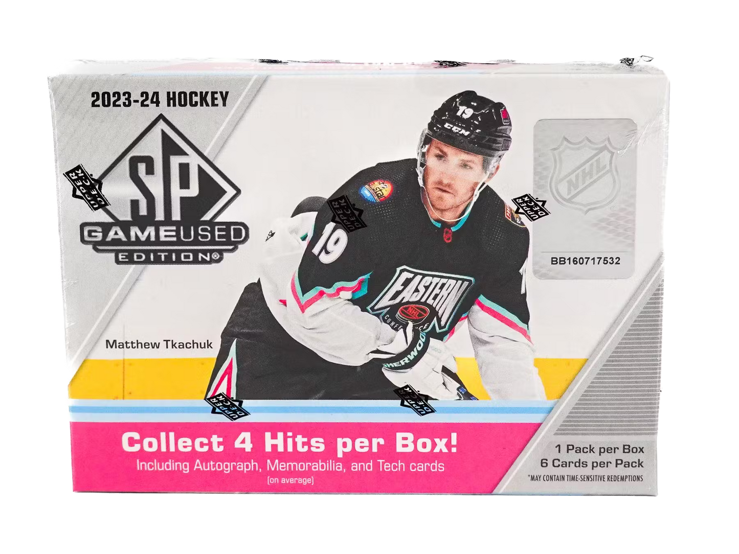 2023/24 Upper Deck SP Game Used Hockey Hobby Box
