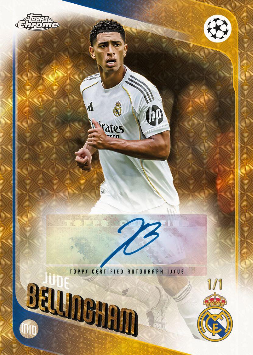 2025/26 Topps UEFA Club Competitions Chrome Soccer Blaster Box