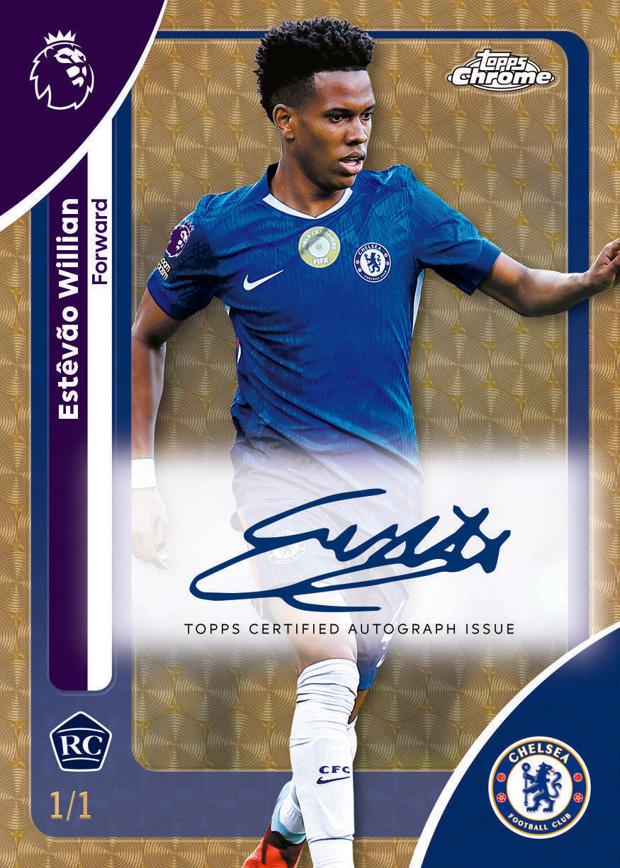 2026 Topps Chrome Premier League Soccer Hobby Box