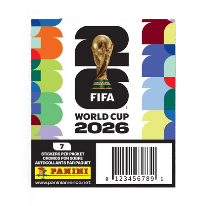 2026 Panini World Cup Soccer Stickers 25ct Box