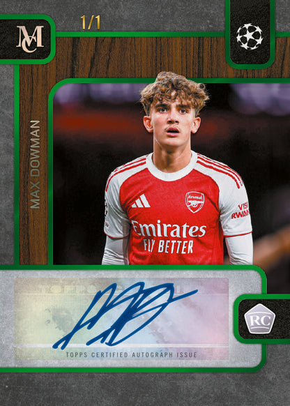 2025/26 Topps UEFA Club Competitions Museum Collection Soccer Hobby Box