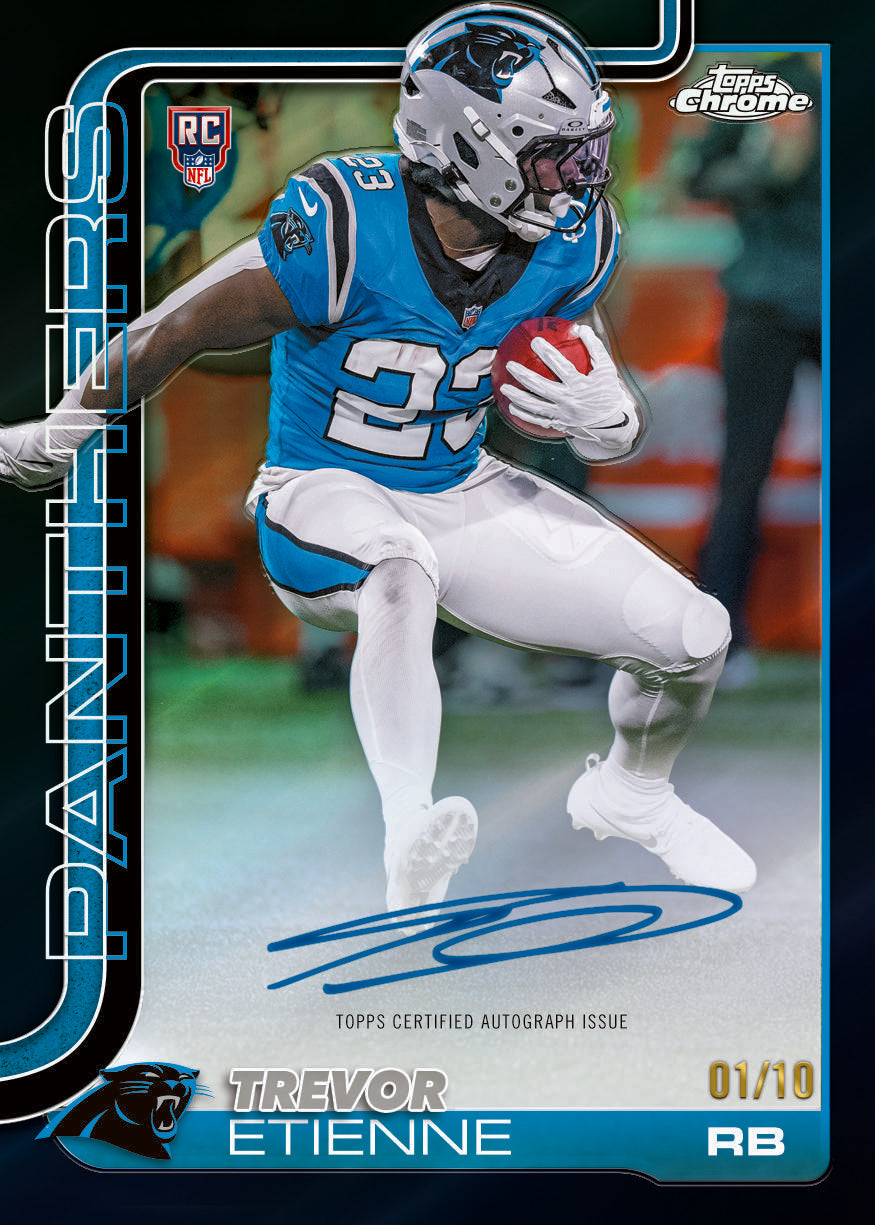 2025 Topps Chrome Football Hanger Box