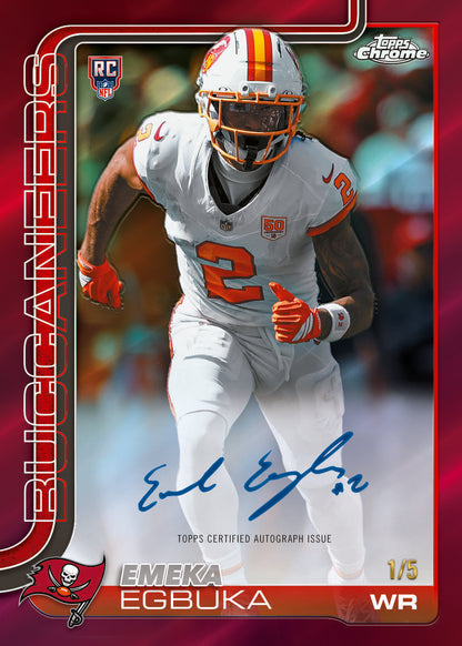 2025 Topps Chrome Football Jumbo Box