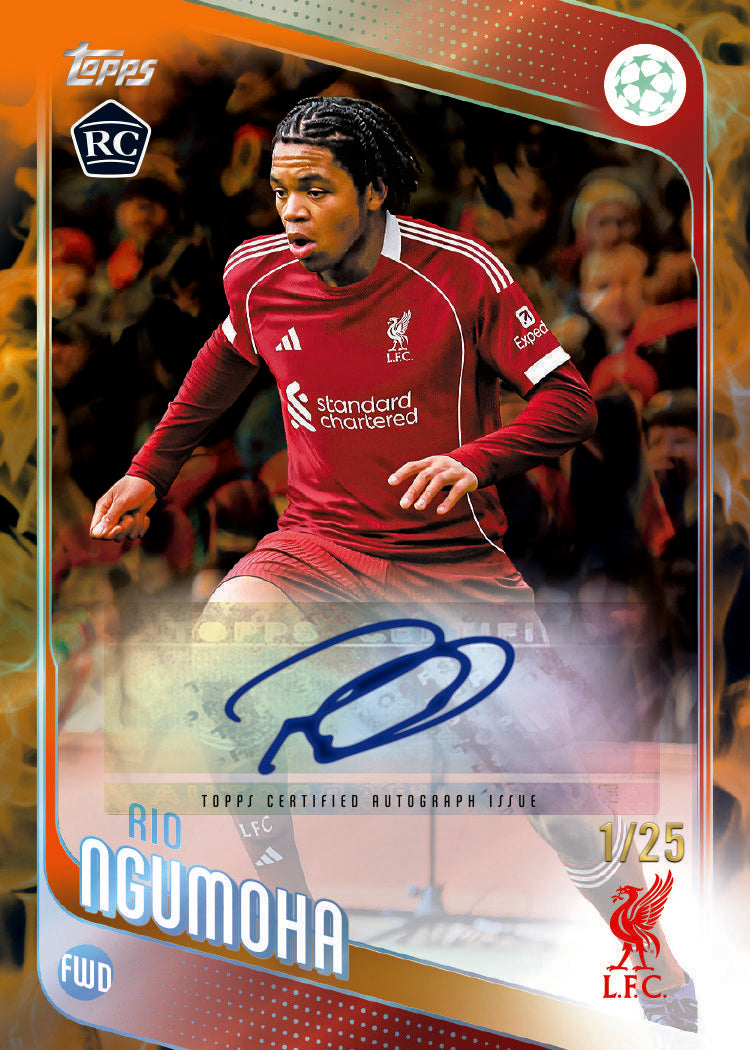 2025-26 Topps UEFA Club Competitions Soccer Hanger Box