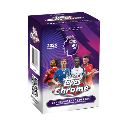 2026 Topps Chrome Premier League Soccer Blaster Box