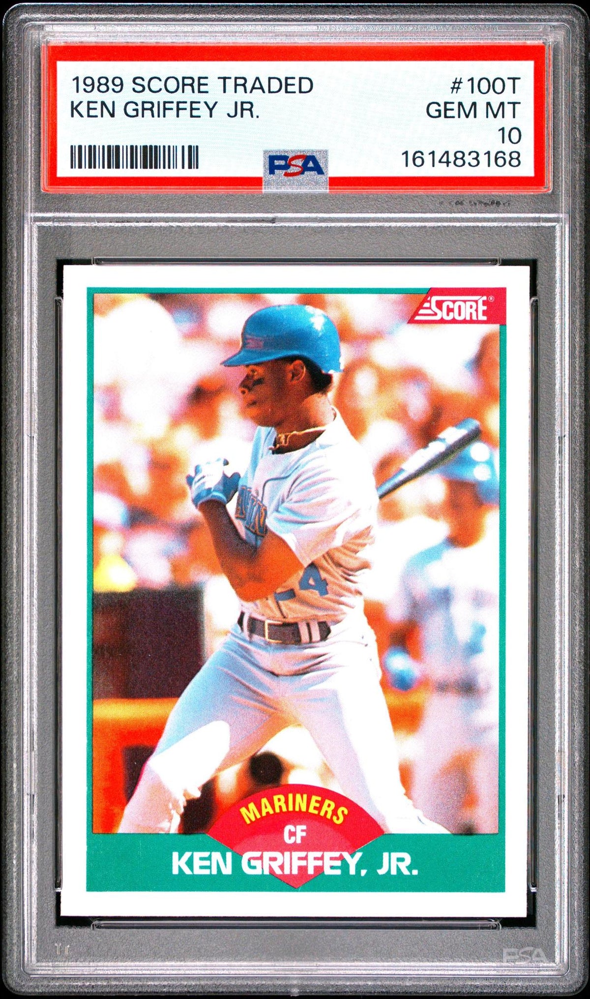 1989 SCORE TRADED 100T KEN GRIFFEY JR. PSA 10