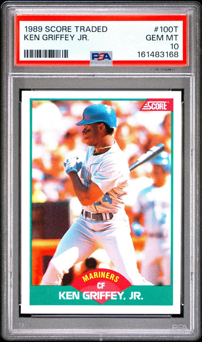 1989 SCORE TRADED 100T KEN GRIFFEY JR. PSA 10