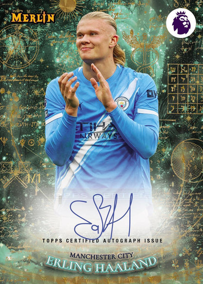 2026 Topps Merlin Premier League Soccer Hobby Box