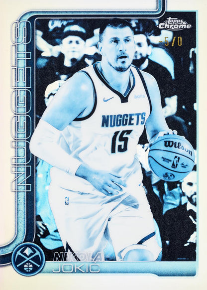 2025/26 Topps Chrome Basketball Jumbo Box