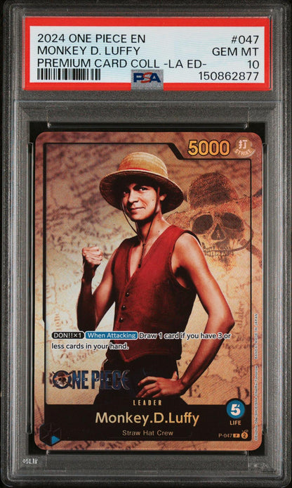 2024 One Piece Monkey D. Luffy #047 PSA 10