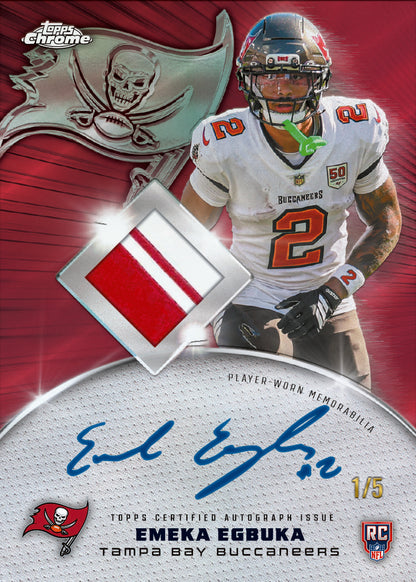 2025 Topps Chrome Football Hobby Box