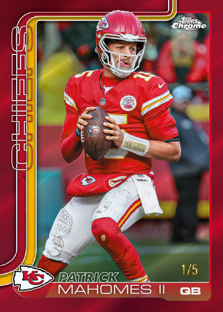 2025 Topps Chrome Football Mega Box