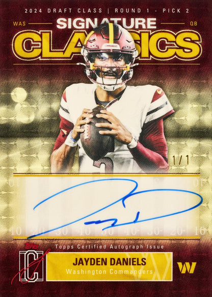 2025 Topps Signature Class Football Jumbo Box