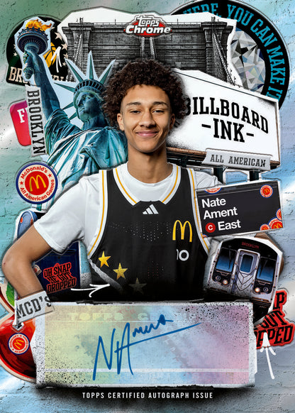 2025 Topps Chrome McDonald's All American Basketball Mega Box