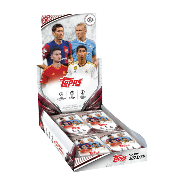2023/24 Topps UEFA Club Competitions Soccer Hobby Box