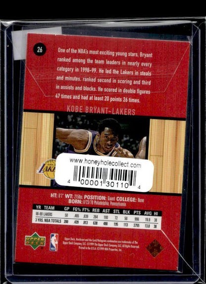 1999 Upper Deck Kobe Bryant #26