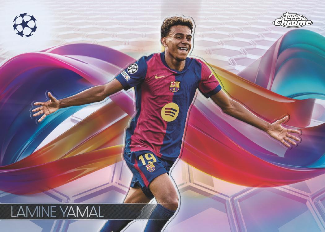 2024/25 Topps UEFA Club Competitions Chrome Soccer Hobby Box