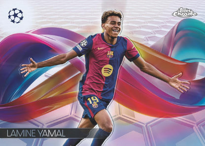 2024/25 Topps UEFA Club Competitions Chrome Soccer Hobby Box
