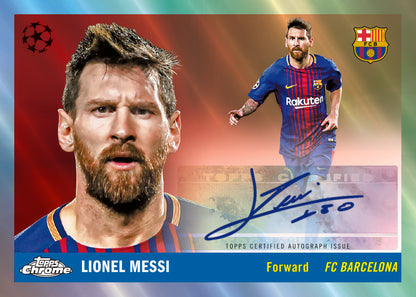 2025-26 Topps UEFA Club Competitions Soccer Hanger Box