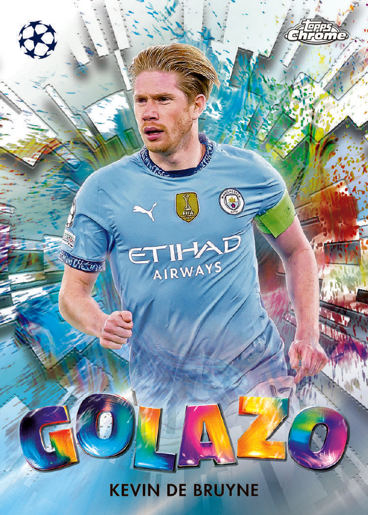 2024/25 Topps UEFA Club Competitions Chrome Soccer Jumbo Box