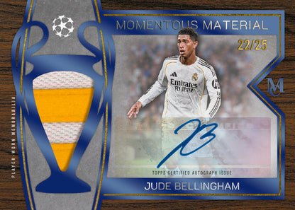 2025/26 Topps UEFA Club Competitions Museum Collection Soccer Hobby Box