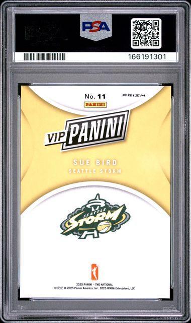 2025 PANINI NATIONAL SPORTS COLLECTORS CONVENTION VIP GOLD #11 SUE BIRD PANINI PSA 10
