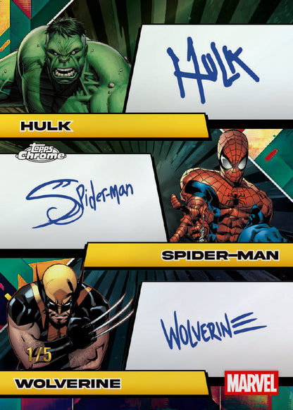 2025 Topps Marvel Chrome Hobby Box
