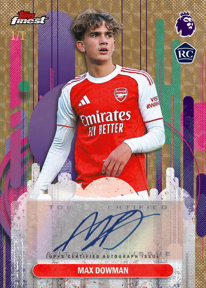2026 Topps Finest Premier League Soccer Hobby Box