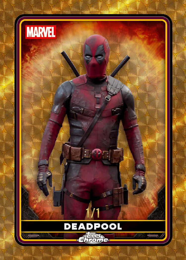 2025 Topps Chrome Marvel Deadpool Blaster Box