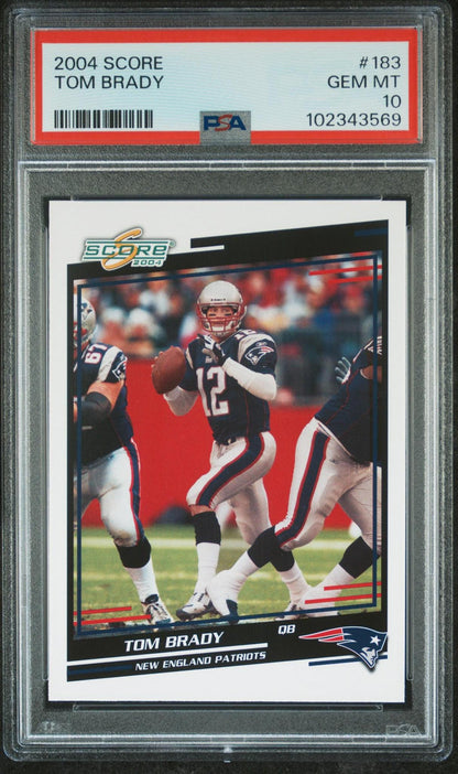 2004 SCORE 183 TOM BRADY