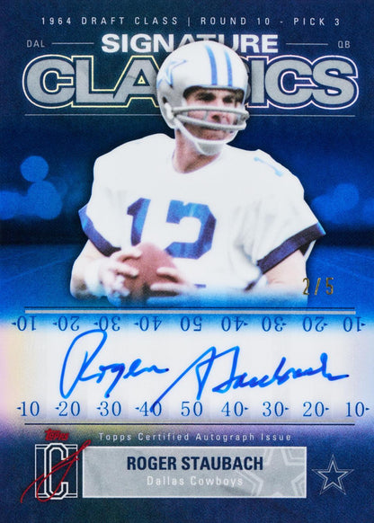 2025 Topps Signature Class Football Jumbo Box
