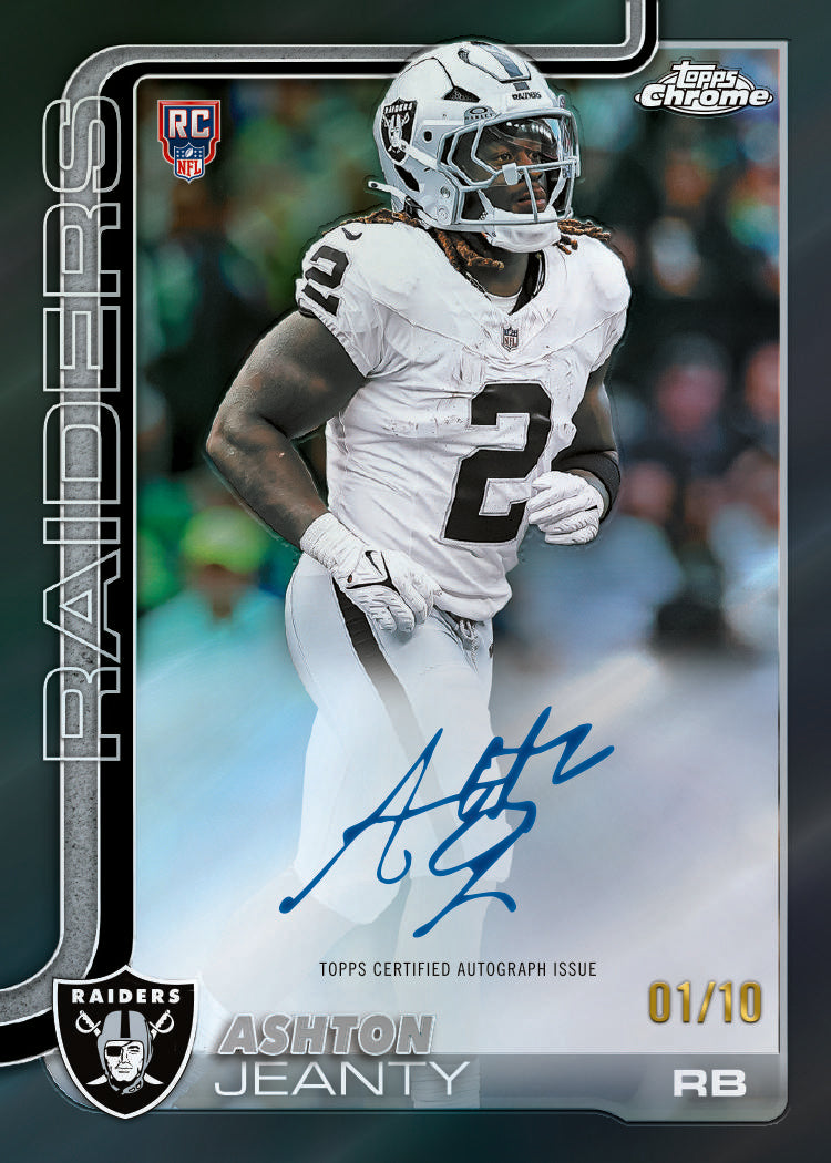 2025 Topps Chrome Football Hanger Box