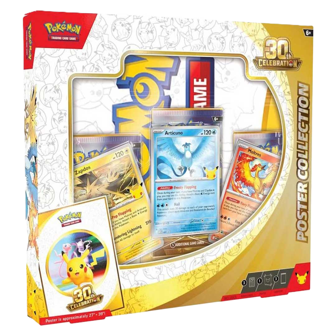 Pokemon 30th Celebration Poster Collection Box
