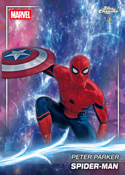 2025 Topps Marvel Studios Chrome Sapphire Edition Box