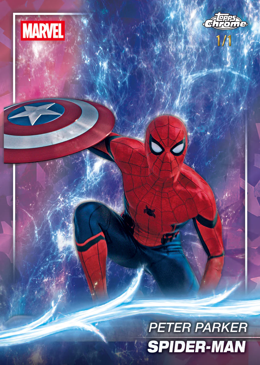 2025 Topps Marvel Studios Chrome Sapphire Edition 10 Box Case