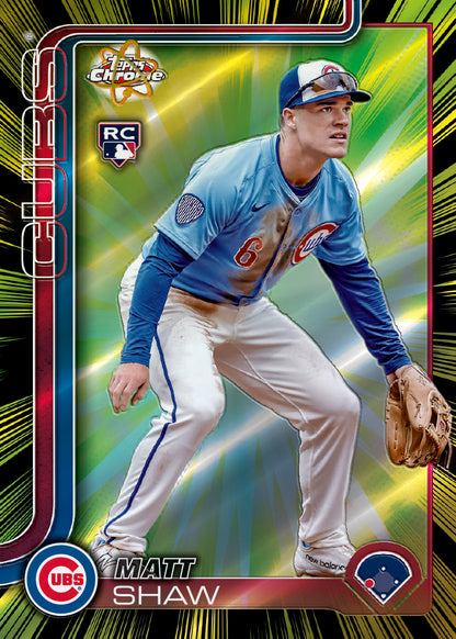 2025 Topps Chrome Update Series Baseball Jumbo Box