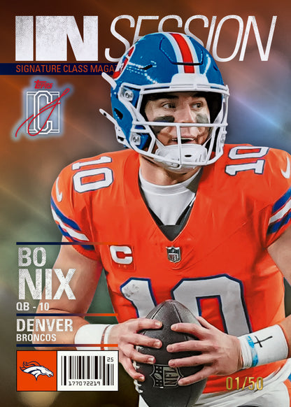 2025 Topps Signature Class Football Hobby Box