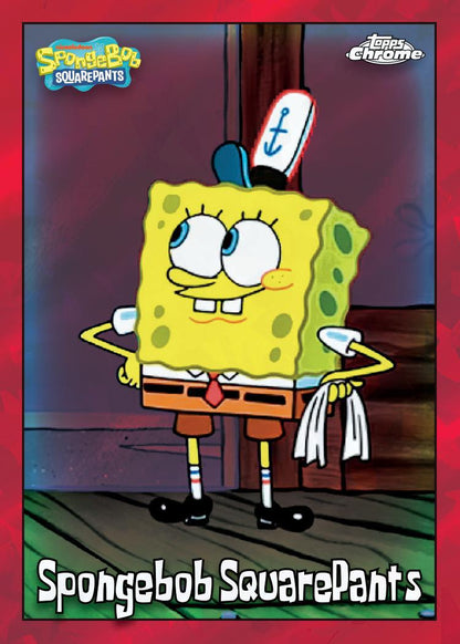 2025 Topps Chrome Spongebob Squarepants 25th Anniversary Sapphire Edition Box