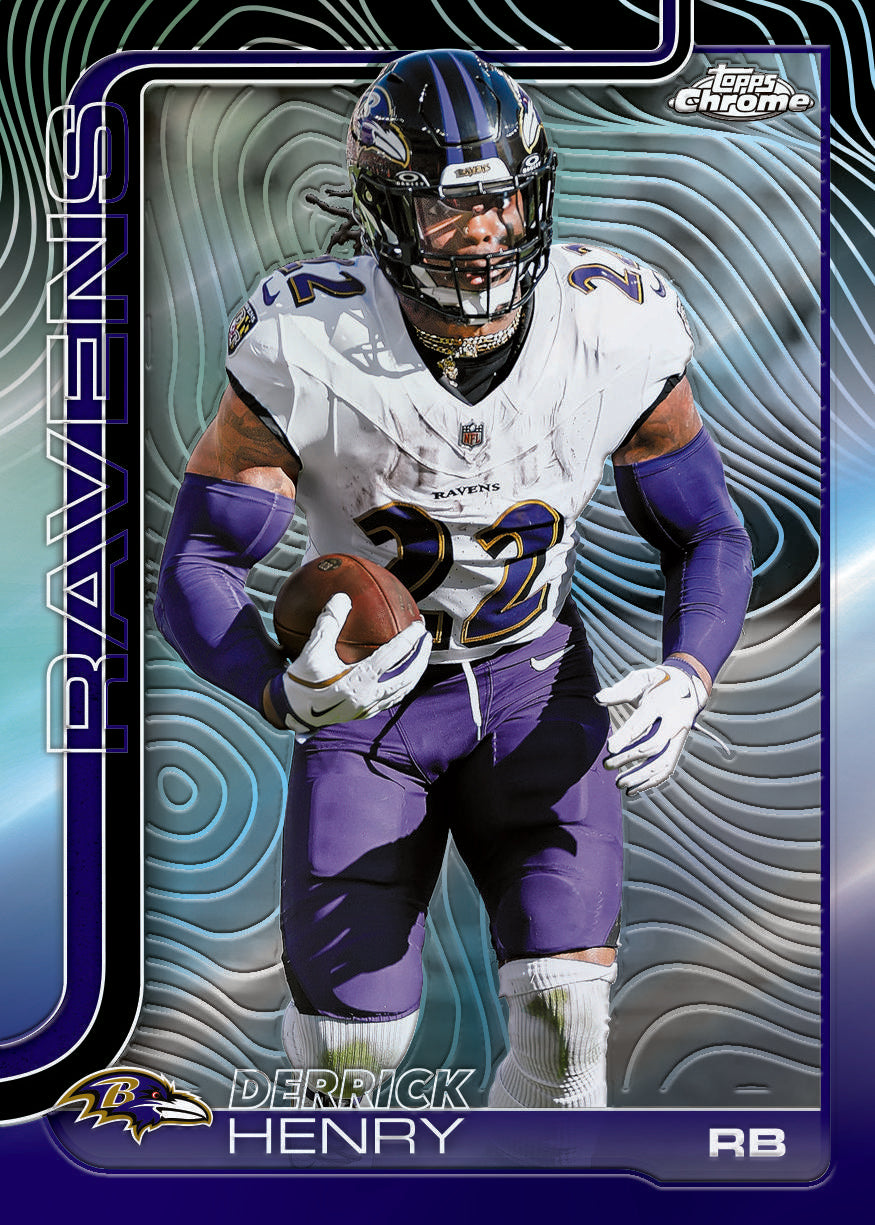 2025 Topps Chrome Football Hobby Box
