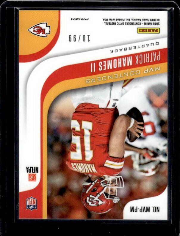 2019 Contenders Patrick Mahomes #mvp-pm /99