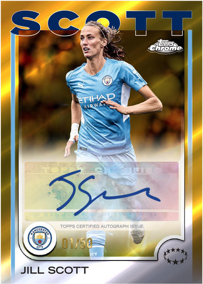 2024/25 Topps UEFA Women's Champions League Chrome Soccer Hobby Box