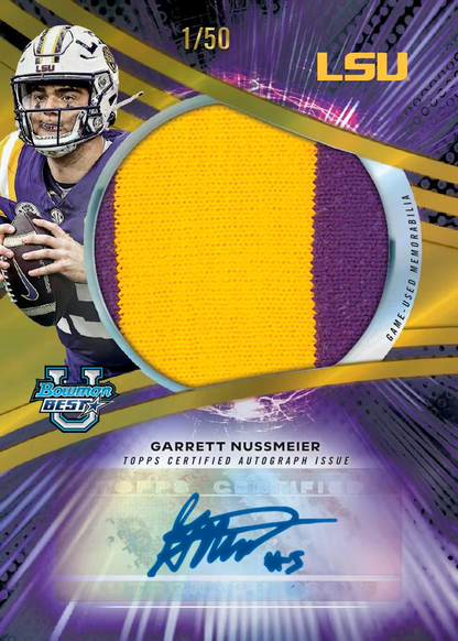 2025 Bowman's Best University Football Hobby Box