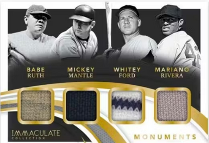 2021 Panini Immaculate Baseball Hobby Box